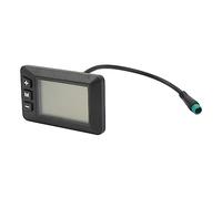 VGEBY Misuratore di Display LCD per Bicicletta Elettrica, Pannello Impermeabile 36V con Dati Chilometraggio di Potenza di Velocità in Tempo Reale per Manubrio da 22,2 Mm, Scooter e Bicicletta