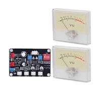 VGEBY Misuratore di Livello Preamplificatore VU Meter Ad Alta Precisione con Scheda Driver per Registrazione Domestica Fai-da-te 2 unità