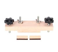 VGEBY Morsetto per Ponte per Chitarra, Strumento da Liutaio in Legno di Acero con 2 Fori Filettati per Installazione e Riparazione di Ponti per Chitarra