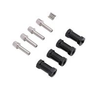 VGEBY Mozzi Ruota, Adattatore per Trasmissione in Ottone da 12 Mm, Trazione Migliorata per Accessori RC Crawler SCX10, Compatibile con Modelli in 1/10 (BLACK)