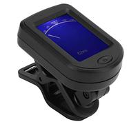 VGEBY On Tuner Metronomo, Display Grande Spegnimento Automatico Alta | Strumento cromatico a clip Modalità metronomo di precisione da 0,5 centesimi Custodia in plastica resistente agli urti