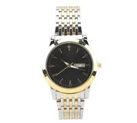 VGEBY Orologio al Quarzo da Uomo, Orologio al Quarzo Classico alla Moda Commerciale Doppio Data Elegante Orologio al Quarzo in Acciaio Inox Gioielli e Orologi Fan Shop, Bracciale Oro e Argento