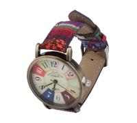 VGEBY Orologio Donna Bohémien, Orologio Boho con Cinturino Pelle PU e Ottone Multicolore Batteria a Bottone, Ideale per Regali di Compleanno e Feste