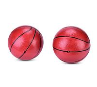 VGEBY Pallacanestro per Bambini, Palla Sportiva Gonfiabile per Bambini Piccoli, con Materiale Plastico Morbido per Giochi Interni All'aperto, Diametro 16 Cm, Confezione da 2