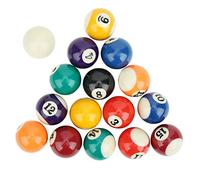 VGEBY Palline da Biliardo, 16PCS 38MM Palle da Biliardo Set da Biliardo Resina Bambini Palla da Biliardo Giocattolo Mini Tavolo da Biliardo Accessorio Impugnature per Palle da Biliardo