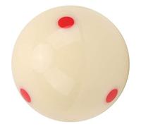 VGEBY Palline da Piscina,DOT-Spot Cue, 57,2 mm DOT-Spot Practice Cue Ball Pool Standard Training Ball Resina da Biliardo per Adulti e Bambini