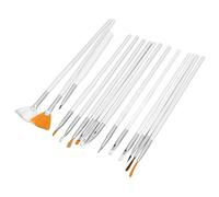 VGEBY Pannelle Complete Cookie Definire gli Strumenti Comodi per Ponti di Zucchero Fondente per Pennelli per Decorazioni per Torte, Setole a Pennello, Adatte a Materiale Plastico Brillante