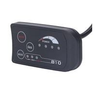 VGEBY Pannello display a LED S810 per biciclette elettriche, tensione 36 V 48 V compatibile con auto-regolazione multifunzione, spinta analogica di coppia alta media bassa, con