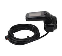 VGEBY Pannello Display LCD, Impermeabile con Acceleratore a Pollice, Connettore Faro, per Manubrio Bici Elettrica da 22,2 Mm