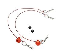 VGEBY Perni di Clip della scocca per Auto, Clip di coperture per Auto a Conchiglia per Auto 1/10 RC(Rosso) Clip Rc