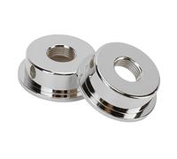 VGEBY Piastra Jack per Chitarra Elettrica Viti di Montaggio per Elettropresa in Metallo Resistente All'usura Incluse Copri Jack per Chitarra Elettrica TL da 2 Pezzi per la Manutenzione della (SILVER)