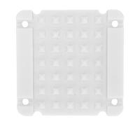 VGEBY Piastra Ponderata, Design a Smontaggio Rapido in Materiale ABS con 2 Cinghie per Attrezzature da Allenamento e Scene Sportive (White)