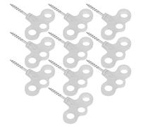 VGEBY Picchetti da Tenda Luminosi da 10 Pezzi, Teste a Gancio a 3 Fori per Picchetti da Campeggio, con Punte in Plastica Fosforescente, Chiodi Leggeri in Acciaio Inossidabile per Uso