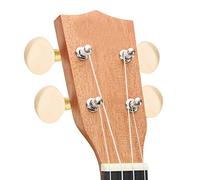 VGEBY Picchetti per Accordatura Ad Alte Prestazioni per Corde Dell'ukulele 2L 2R, Piroli Dorati con Pulsanti, Set di 4 per Precisione, Struttura in Metallo per una Maggiore Durata