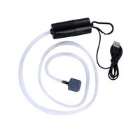 VGEBY Piccola Pompa per Acquario, Mini Ossigenatore USB | Funzionamento silenzioso, erogazione di ossigeno affidabile, ottimo per la pesca all\'aperto, realizzato in ABS