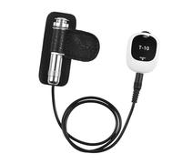 VGEBY Pickup Piezoelettrico Universale Manopola di Controllo del Suono Trasparente per Chitarra Mandolino Banjo Erhu Cablaggio Pickup da 6,35 Mm per Ukulele Acustico Violino Guzheng, Nero/bianco