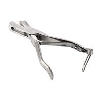 VGEBY Pinza per Etichette Auricolari, Intagliatore per Animali in Acciaio Inossidabile per Bovini, Ovini, Caprini, Design Durevole con Fibbia di Sicurezza per l'identificazione del Bestiame (Forma