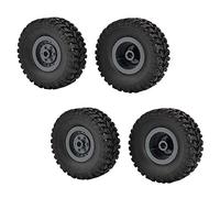 VGEBY Pneumatici per Auto RC Ruote in Gomma per Camion 4 Pezzi 1 16 Pneumatici RC Design a Battistrada Largo 6,5 X 6,5 X 2,2 Cm per Camion Telecomandato WPL B14 B16 B24 C14 C24 B36