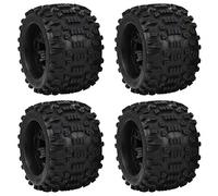 VGEBY Pneumatici RC, 4 Pezzi per Modelli 1/8 in Gomma Resistente, Ruote RC Dimensioni 170x103mm for Hobbyisti, Corsa su Sabbia, Erba e Terreni Irregolari