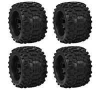 VGEBY Pneumatici RC, 4 Pezzi per Modelli 1/8 in Gomma Resistente, Ruote RC Dimensioni 170x103mm for Hobbyisti, Corsa su Sabbia, Erba e Terreni Irregolari