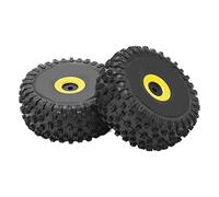 VGEBY Pneumatici, Ruote in Gomma Posteriori per Auto Rc da 2 Pezzi Ad Alta Resistenza per Veicolo Telecomandato 144010 1/14