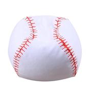 VGEBY Poltrona a Sacco con Contenitore, Borsa Portaoggetti per Giocattoli in Peluche da 45 Cm con Cerniera per Decorare la Cameretta dei Bambini e per giocare. (baseball)