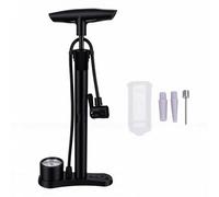 VGEBY Pompa da Pavimento per Bici, Pompa Ad Aria Multifunzionale Ad Alta Pressione con Base Antiscivolo Gonfiatore Manuale Portatile per Auto Motociclette Biciclette Palloni da Basket