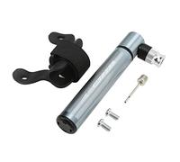 VGEBY Pompa per Bici, Pompa Manuale per Gonfiaggio di Pneumatici Portatile in Lega di Alluminio con Valvola Integrata per Mountain Bike da Strada (Ti colore)