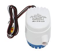 VGEBY Pompe di Sentina per Barche Pompa Sommergibile Automatica 12V con Interruttore a Galleggiante Integrato ABS 750 GPH Uscita 19 Mm Testa per Marino Caravan Kayak