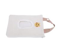 VGEBY Porta Salviette per Neonati, Custodia per Salviette da Viaggio Ricaricabile con Portatile Ricamato con Cerniera per Bambino Adulto (tigre bianca)