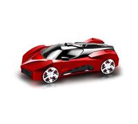 VGEBY Porta Telefono Modello Auto, Porta Telefono Console Centrale in ABS con Design Girevole a 360°, Supporto per a Forma di Auto Sportiva Antiscivolo per Interni Ufficio Casa (rosso)