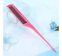 VGEBY Prodotti per la Cura dei Capelli Acconciatura Strutturata Manico Antiscivolo Rubinetto a Punta Design per il Sollevamento dei Capelli per Parrucchiere Utilizzare 3 Linee di Denti 4 Colori (PINK)