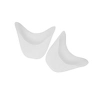 VGEBY Punta Morbida in Silicone DANZHUTE PADS Indossa Comodamente la Protezione delle Dita dei Piedi per la Danza Classica (Bianco con foro 64772 60020 A0, 64772 60020 A1)