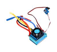 VGEBY RC Brushless ESC Regolatore di velocità Elettronico in Plastica 80A con Spina a T e Connettore a Banana da 4,0 Mm da 2 a 3S BEC 2A per Parti di Aggiornamento di Corse di Barche per Auto RC