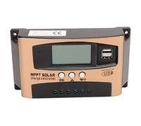 VGEBY Regolatore di Carica Solare MPPT, Display LCD di Livello Industriale, Parametri Regolabili, Campionamento AD a 16 Livelli, con Protezione da Sovracorrente e Surriscaldamento, per (60A)