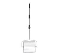 VGEBY Rullo Raccogli Palline da Tennis, Strumento di Rotolamento in Acciaio Inossidabile per Un Efficiente Recupero di Tennis e Pickleball, Perfetto per l'uso in Giardino e Prato (S)