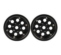 VGEBY Ruota per Auto RC da 2,2 Pollici, Accessorio in Lega di Alluminio con 8 Fori Rotondi con Maggiore Resistenza e Durata, per Auto di Marca Assiale HSP HPI (rosso)