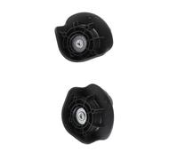 VGEBY Ruota Silenziosa Nera per Valigia A65, Realizzata in Materiale PP PET di Alta qualità, Silenziosa e Resistente All'usura, Facile da Installare con Viti Multiple, (Diametro piccolo: 28 mm/1,1