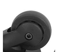 VGEBY Ruota Silenziosa Nera per Valigia A65, Realizzata in Materiale PP PET di Alta qualità, Silenziosa e Resistente All'usura, Facile da Installare con Viti Multiple, (Diametro grande: 33 mm/1,29
