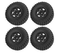 VGEBY Ruote per Camion RC per Corse Brevi da 4 Pezzi, Esagonale in Plastica per Pneumatici in Gomma da 120 Mm di Diametro con Presa Migliorata e Forte Ammortizzazione, per Slash 4x4