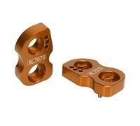 VGEBY Sedile di Prolunga per Freno a V per Bicicletta, Adattatore di Conversione Leggero in Lega di Alluminio con Apertura della Base di Montaggio da 10 Mm, per Telaio o Forcella (GOLD)
