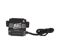 VGEBY Servo Coreless, Servomotore RC Impermeabile a Coppia Elevata da 50 Kg con Amplificatore Digitale PWM Programmabile, per Auto RC Robot Bracci Robotici (180 gradi)
