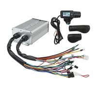 VGEBY Set di controller motore brushless per bici elettrica, 1500 W 36 V 48 V Pannello LCD per acceleratore per scooter elettrico con regolatori di velocità elettrici Centrali elettriche e sistemi di