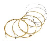 VGEBY Set di Corde per Chitarra da 6 Pezzi con Suono Brillante e Tensione Moderata per gli Amanti degli Strumenti a corda. Avvolgimento in Acciaio Inossidabile + Lega di Rame per (corde per chitarra