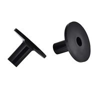 VGEBY Set di Manicotti per Batteria e Rondelle in Feltro di Alta qualità con Dadi Ad Alette Argentati, Migliora le Prestazioni del Suono della Batteria, per Appassionati, Nero + Argento + Metallo,