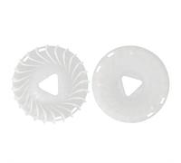VGEBY Set di Pale della Ventola del Volano del Generatore 2 Pezzi Durevoli e Affidabili per Motori a Benzina 188F 190F Applicazioni Agricole e da Giardino Plastica 21,5x4,5 Cm