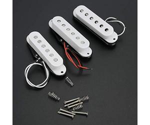 VGEBY Set di Pickup per Chitarra Elettrica da 3 Pezzi con Calibrazione Magnetica e Incapsulamento in Cera Antirumore per Chitarristi