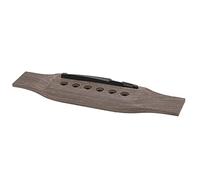 VGEBY Set di ponte per chitarra, in legno massiccio, accessori di ricambio in plastica con dado per ponte, perni per sella per chitarra acustica