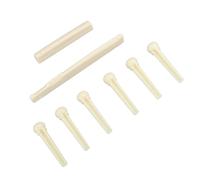 VGEBY Set di Ponti per Chitarra, Perni per Selle a Dado Accessori per Strumenti in Plastica con Buon Trasferimento delle Vibrazioni, per la Sostituzione della Riproduzione