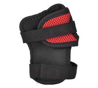 VGEBY Set di Protezioni per Pattini a Rotelle per Adulti, Ginocchiere, Gomitiere, Polsiere con Imbottitura in Spugna Spessa 10 Mm e Guscio in PE, per Uomini e Donne, Appassionati di (rosso)
